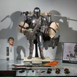 Preorder! Hot Toys TMS052 Star Wars The Mandalorian And Grogu Collectibles Set Deluxe Version