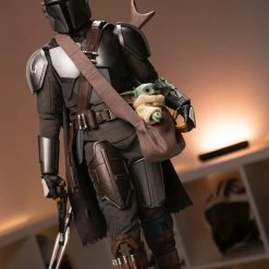 Hot Toys QS017 The Mandalorian And The Child Deluxe Version 1/4 Collectibles Set