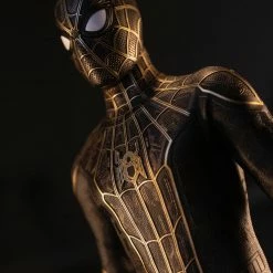 Hot Toys MMS604 Spiderman No Way Home Black And Gold Suit