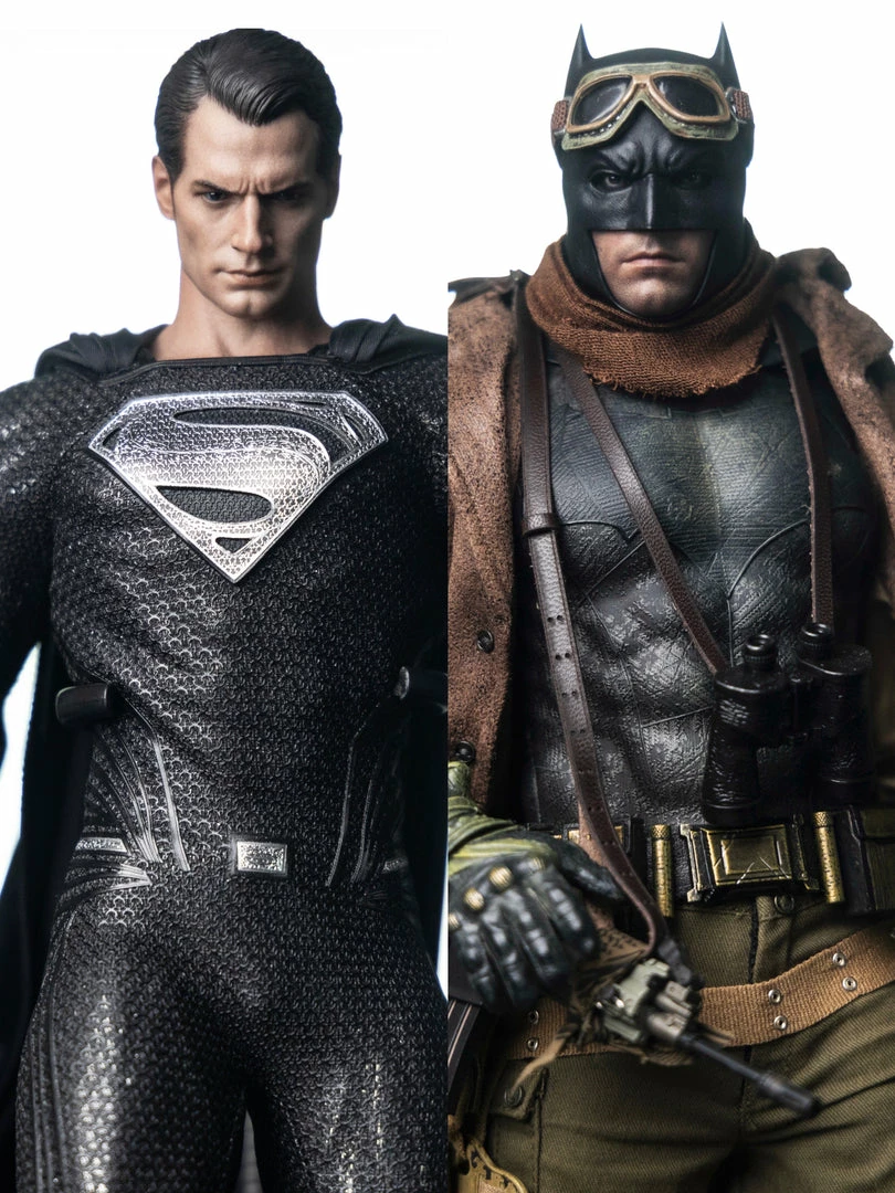 Hot Toys TMS038 DC Zack Snyder Justice League Knightmare Batman And Superman Collectibles Set