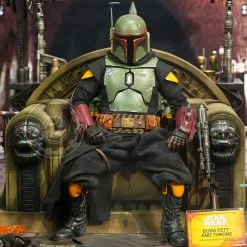 Preorder! Hot Toys TMS056 Star Wars The Mandalorian Boba Fett Repaint Armor And Throne Regular Edition