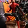 Preorder! Hot Toys MMS625 Spiderman No Way Home Spiderman Battling Version Movie Promo Edition
