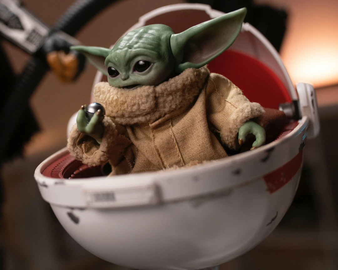 Hot Toys QS017 The Mandalorian And The Child Deluxe Version 1/4 Collectibles Set