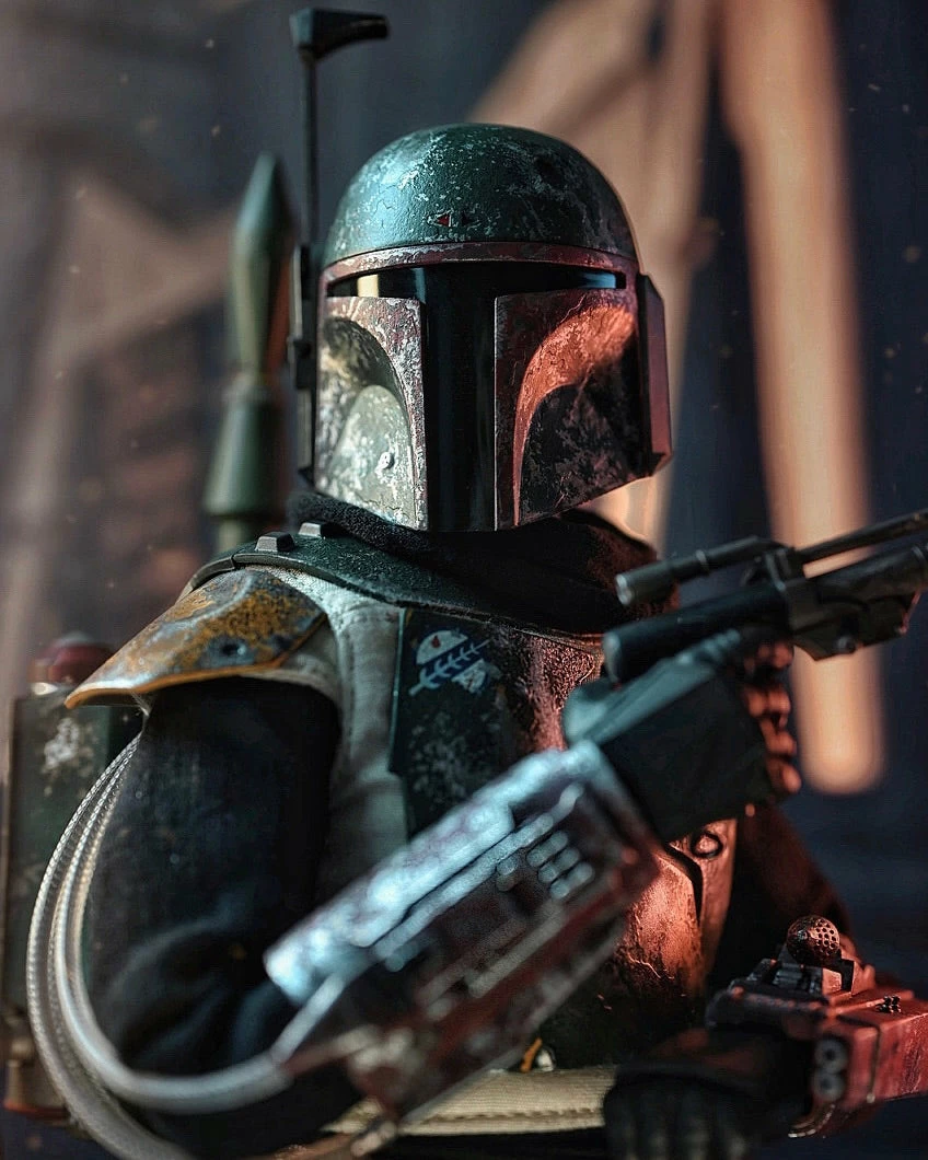 Hot Toys TMS033 Star Wars The Mandalorian Boba Fett Regular Edition