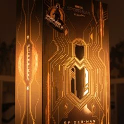 Hot Toys MMS604 Spiderman No Way Home Black And Gold Suit