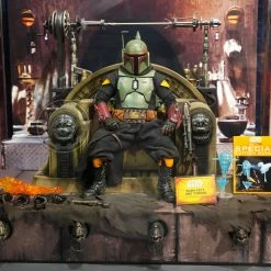 Preorder! Hot Toys TMS056B Star Wars The Mandalorian Boba Fett Repaint Armor And Throne Special Edition