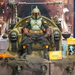 Preorder! Hot Toys TMS056B Star Wars The Mandalorian Boba Fett Repaint Armor And Throne Special Edition
