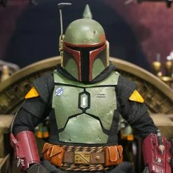 Preorder! Hot Toys TMS056B Star Wars The Mandalorian Boba Fett Repaint Armor And Throne Special Edition