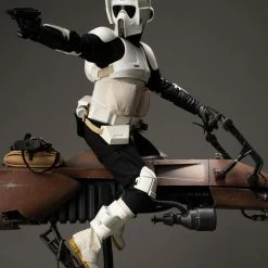 Hot Toys MMS612 Star Wars Return Of The Jedi Scout Trooper And Speeder Bike