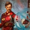 Preorder! Hot Toys MMS606D41 Avengers Infinity War Concept Art Series Iron Dr Strange Regular Version