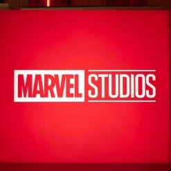 Pop Collectibles Hot Toys Marvel Studios Square Lightbox Red