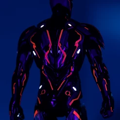 Hot Toys MMS597D39 Marvel Avengers Infinity War Ironman Mark 50 Neon Tech 4.0 Regular Edition