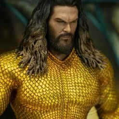 Hot Toys MMS518 DC Aquaman Aquaman Gold Chrome Suit