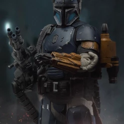 Hot Toys TMS010 Star Wars The Mandalorian Heavy Mandalorian