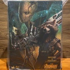 Hot Toys MMS476 Marvel Infinity War Groot And Rocket Set