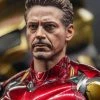 Hot Toys MMS528D30 Marvel Avengers Endgame Ironman Mark 85 With Updated Headsculpt In The Red Box