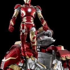 Preorder! Threezero The Infinity Saga DLX Iron Man Mark 44 Hulkbuster Statues & Figures